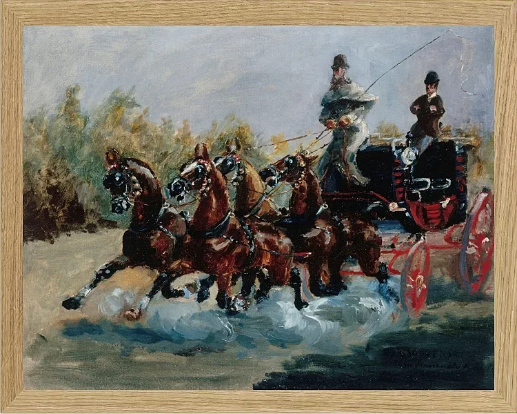 Schönes Souvenir der Promenade des Anglais - 1880