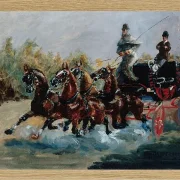 Schönes Souvenir der Promenade des Anglais - 1880