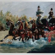 Schönes Souvenir der Promenade des Anglais - 1880