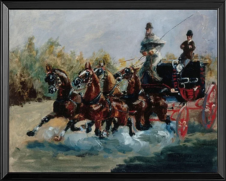 Schönes Souvenir der Promenade des Anglais - 1880