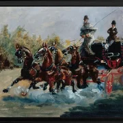 Schönes Souvenir der Promenade des Anglais - 1880