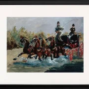 Schönes Souvenir der Promenade des Anglais - 1880