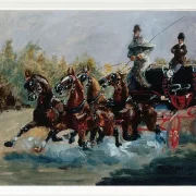 Schönes Souvenir der Promenade des Anglais - 1880