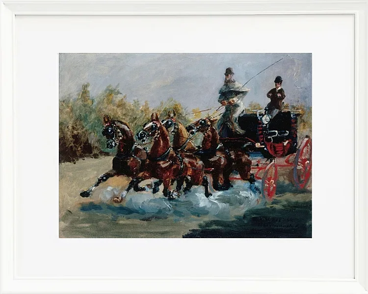 Schönes Souvenir der Promenade des Anglais - 1880