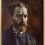 Selbstbildnis mit Pfeife - 1886