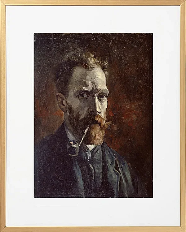 Selbstbildnis mit Pfeife - 1886