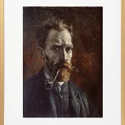 Selbstbildnis mit Pfeife - 1886