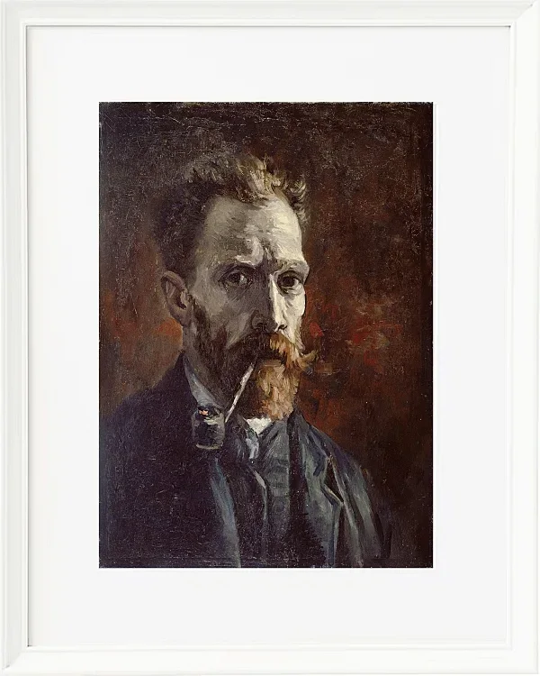 Selbstbildnis mit Pfeife - 1886