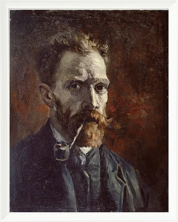 Selbstbildnis mit Pfeife - 1886