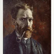 Selbstbildnis mit Pfeife - 1886
