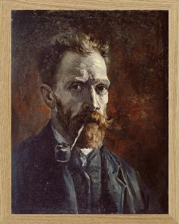 Selbstbildnis mit Pfeife - 1886