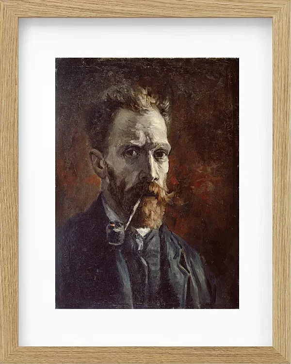Selbstbildnis mit Pfeife - 1886