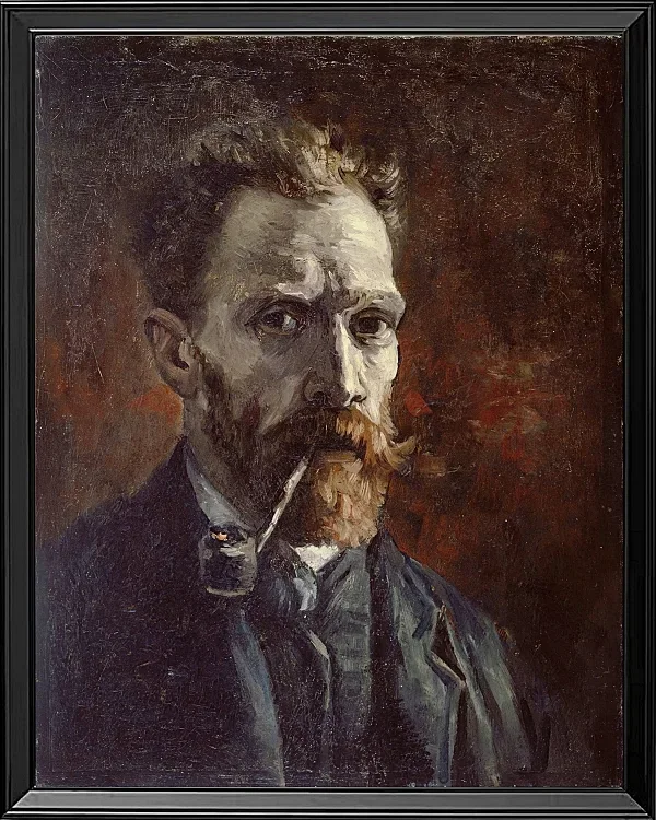 Selbstbildnis mit Pfeife - 1886