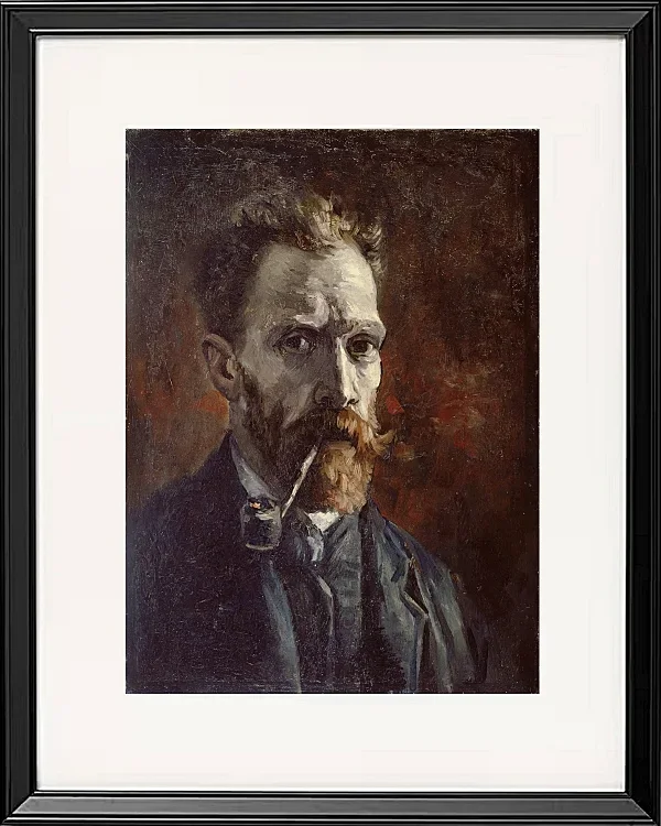 Selbstbildnis mit Pfeife - 1886