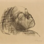 Selbstbildnis mit geschlossenen Augen - 1909