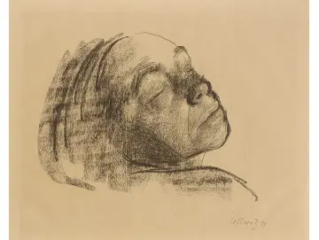 Selbstbildnis mit geschlossenen Augen - 1909