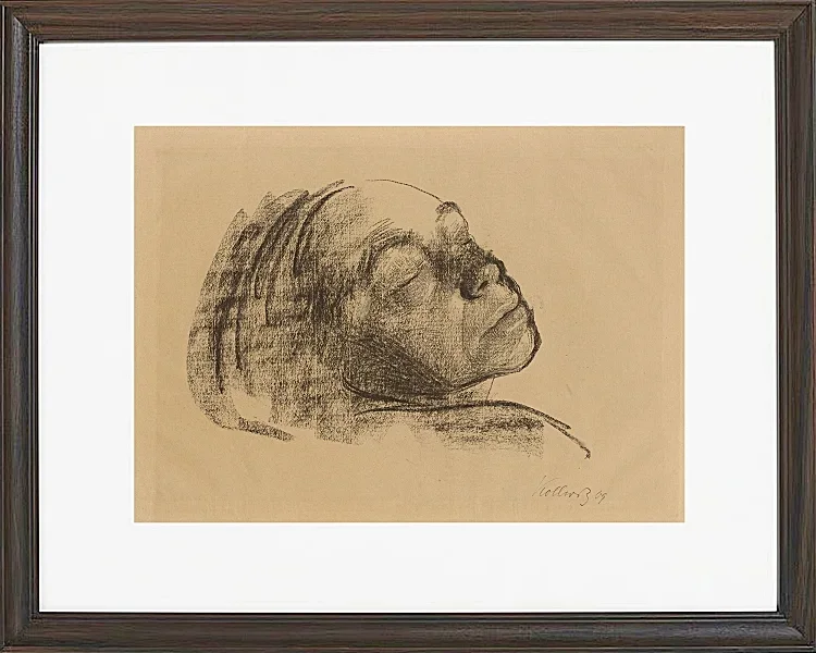 Selbstbildnis mit geschlossenen Augen - 1909