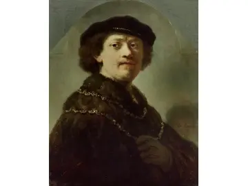 Selbstbildnis mit schwarzer Mütze – 1637
