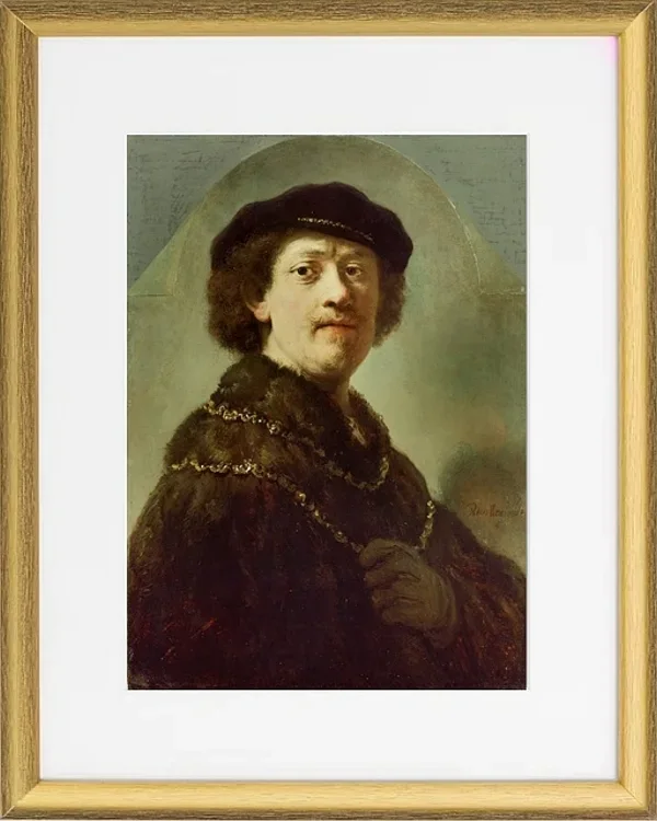 Selbstbildnis mit schwarzer Mütze – 1637