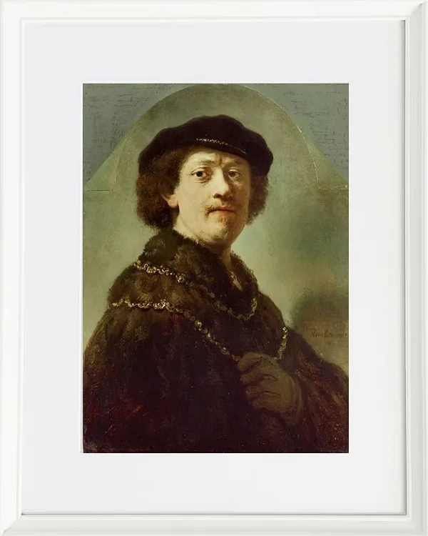 Selbstbildnis mit schwarzer Mütze – 1637