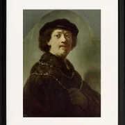 Selbstbildnis mit schwarzer Mütze – 1637