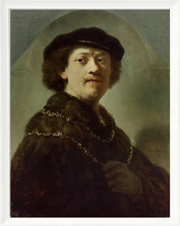 Selbstbildnis mit schwarzer Mütze – 1637