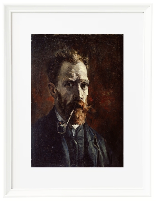 Self-portrait with pipe - 1886