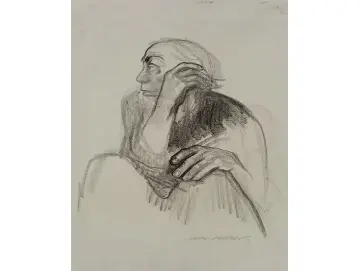 Selbstporträt nach links - 1924