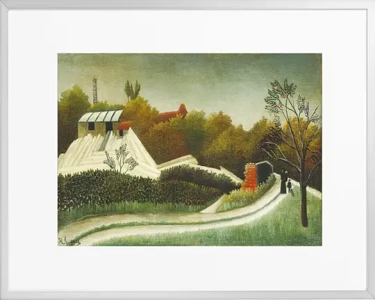 Sägewerk am Stadtrand von Paris – 1893