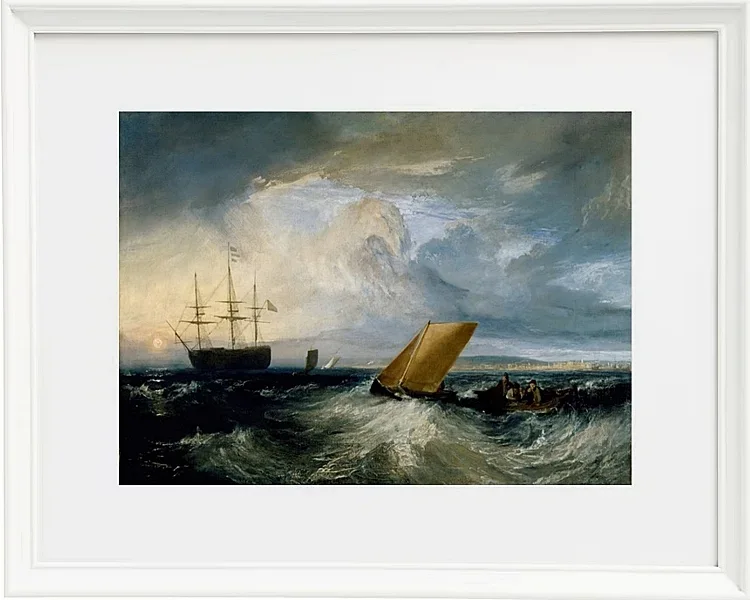 Sheerness, von Nore aus gesehen - 1808