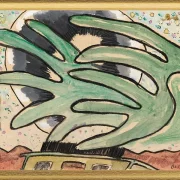 Sølvbolde, pram og træer - 1930