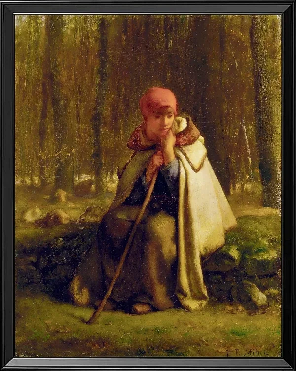Sitzende Schäferin - 1852