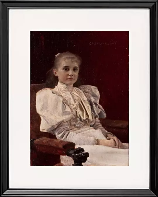 Sitzendes junges Mädchen - 1894