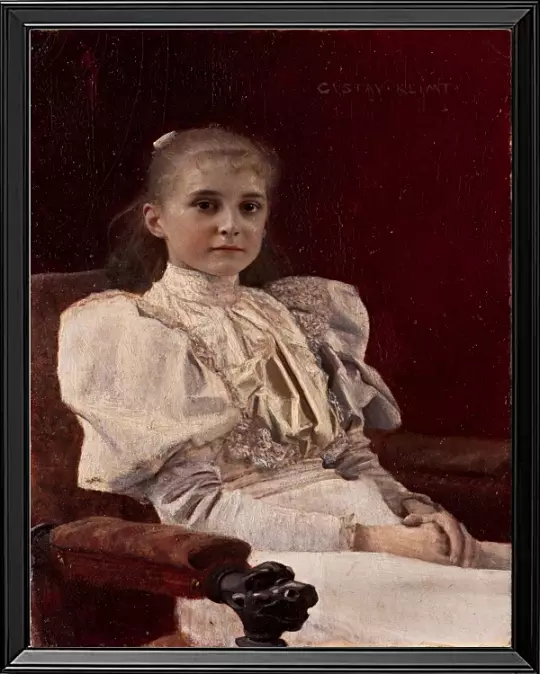 Sitzendes junges Mädchen - 1894