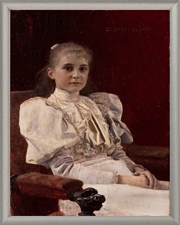 Siddende ung pige - 1894