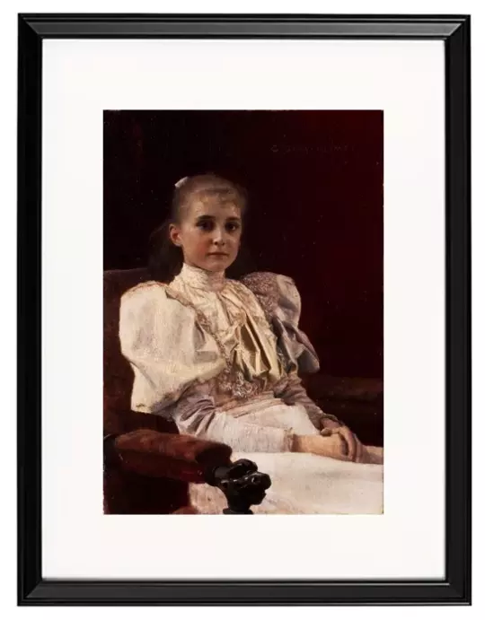 Sitzendes junges Mädchen - 1894