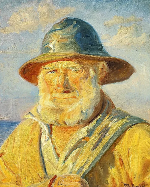 Skagen-Fischer in der Abendsonne – 1903