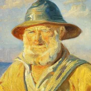 Skagen-Fischer in der Abendsonne – 1903