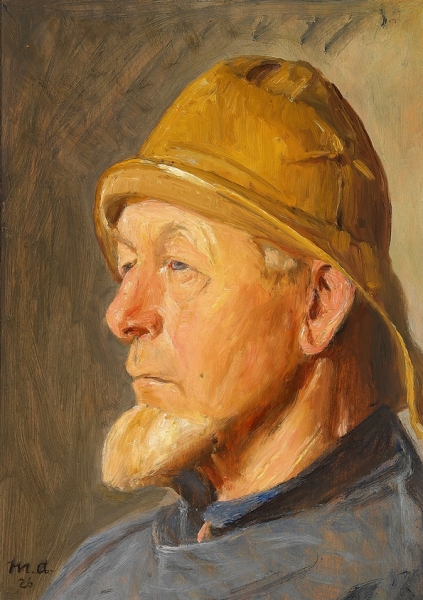 Skagen Fischer mit Südwester – 1926