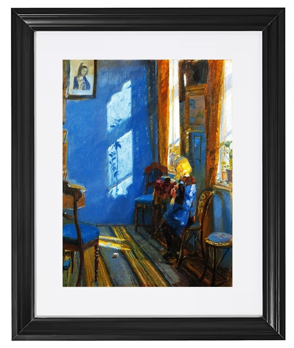 Sonnenlicht im blauen Zimmer - 1891