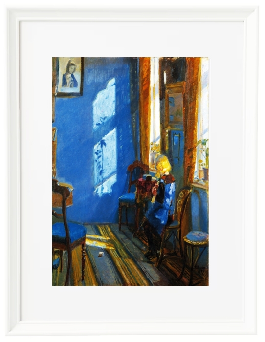 Sonnenlicht im blauen Zimmer - 1891