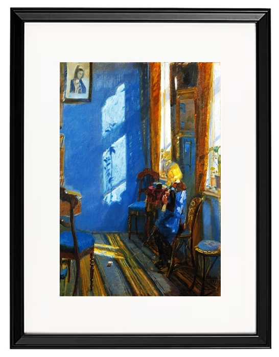 Sonnenlicht im blauen Zimmer - 1891