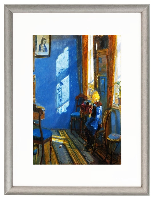 Sonnenlicht im blauen Zimmer - 1891