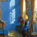 Sonnenlicht im blauen Zimmer - 1891