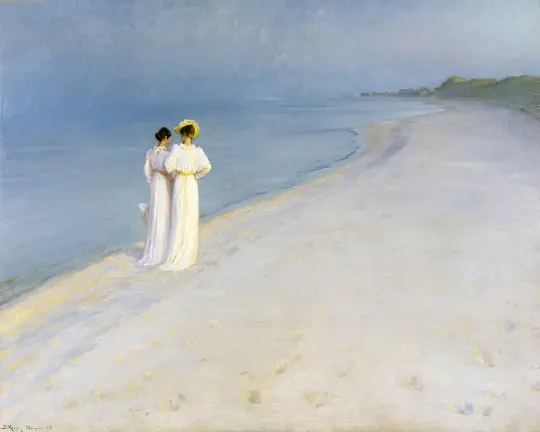 Sommerabend am Südstrand – 1893