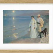 Sommerabend am Strand von Skagen. Der Maler und seine Frau – 1899
