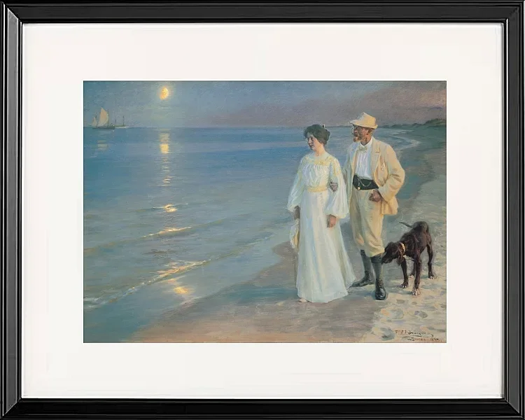 Sommerabend am Strand von Skagen. Der Maler und seine Frau – 1899