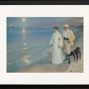 Sommerabend am Strand von Skagen. Der Maler und seine Frau – 1899