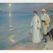 Sommerabend am Strand von Skagen. Der Maler und seine Frau – 1899