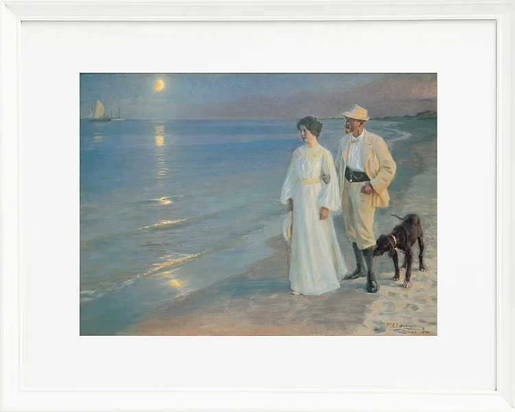 Sommerabend am Strand von Skagen. Der Maler und seine Frau – 1899